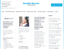 Tablet Screenshot of hendrikbeerda.nl